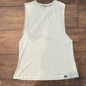 adidas White Tank Top